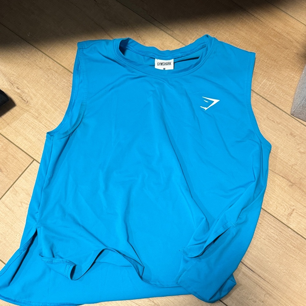 Gymshark Blue Wonens Sleeveless Shirt